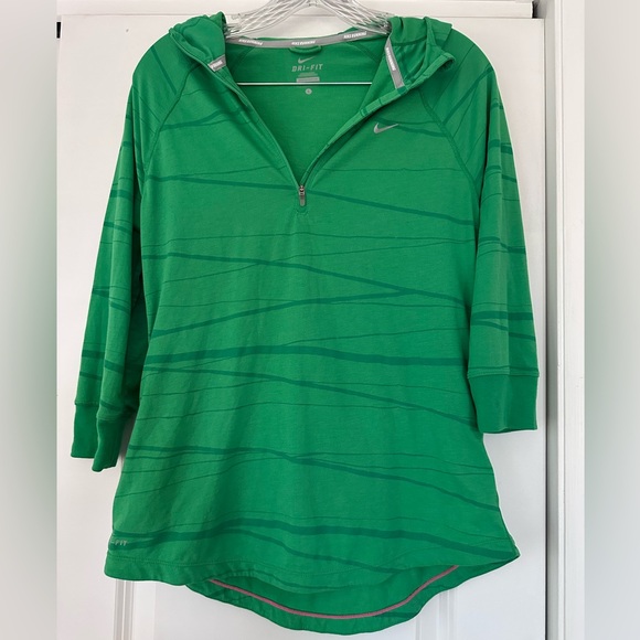 Nike Tops - Nike Dri-FIT Half-sleeve Hooded Shirt